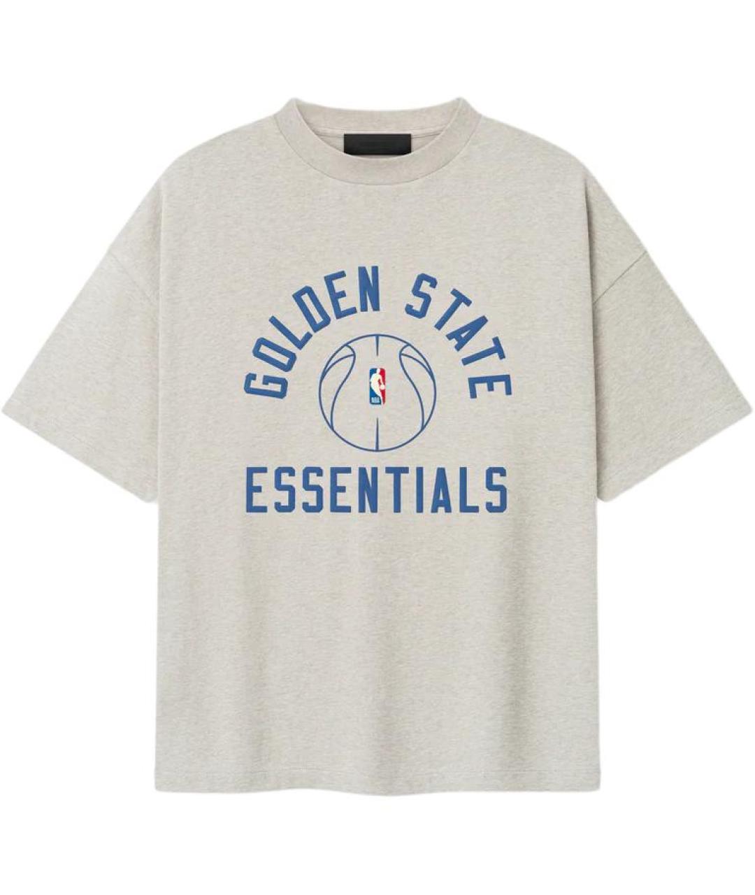 FEAR OF GOD ESSENTIALS Серая футболка, фото 1