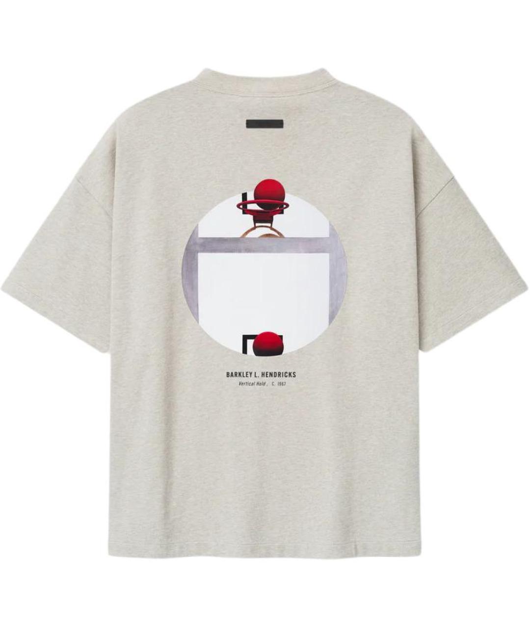 FEAR OF GOD ESSENTIALS Серая футболка, фото 2