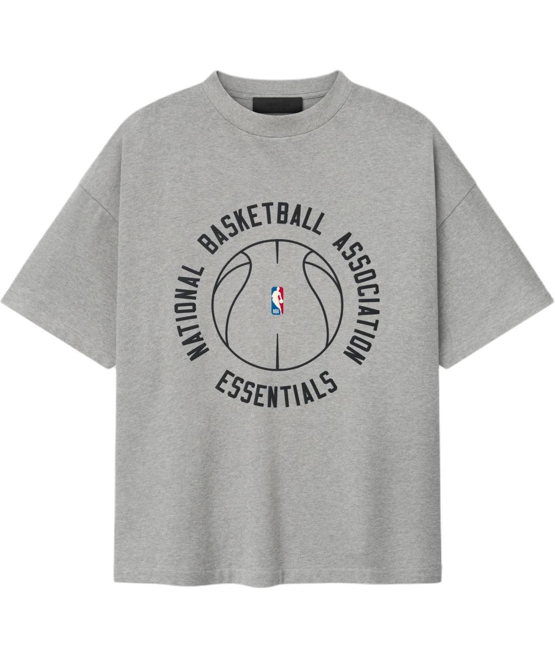 FEAR OF GOD ESSENTIALS Серая футболка, фото 1