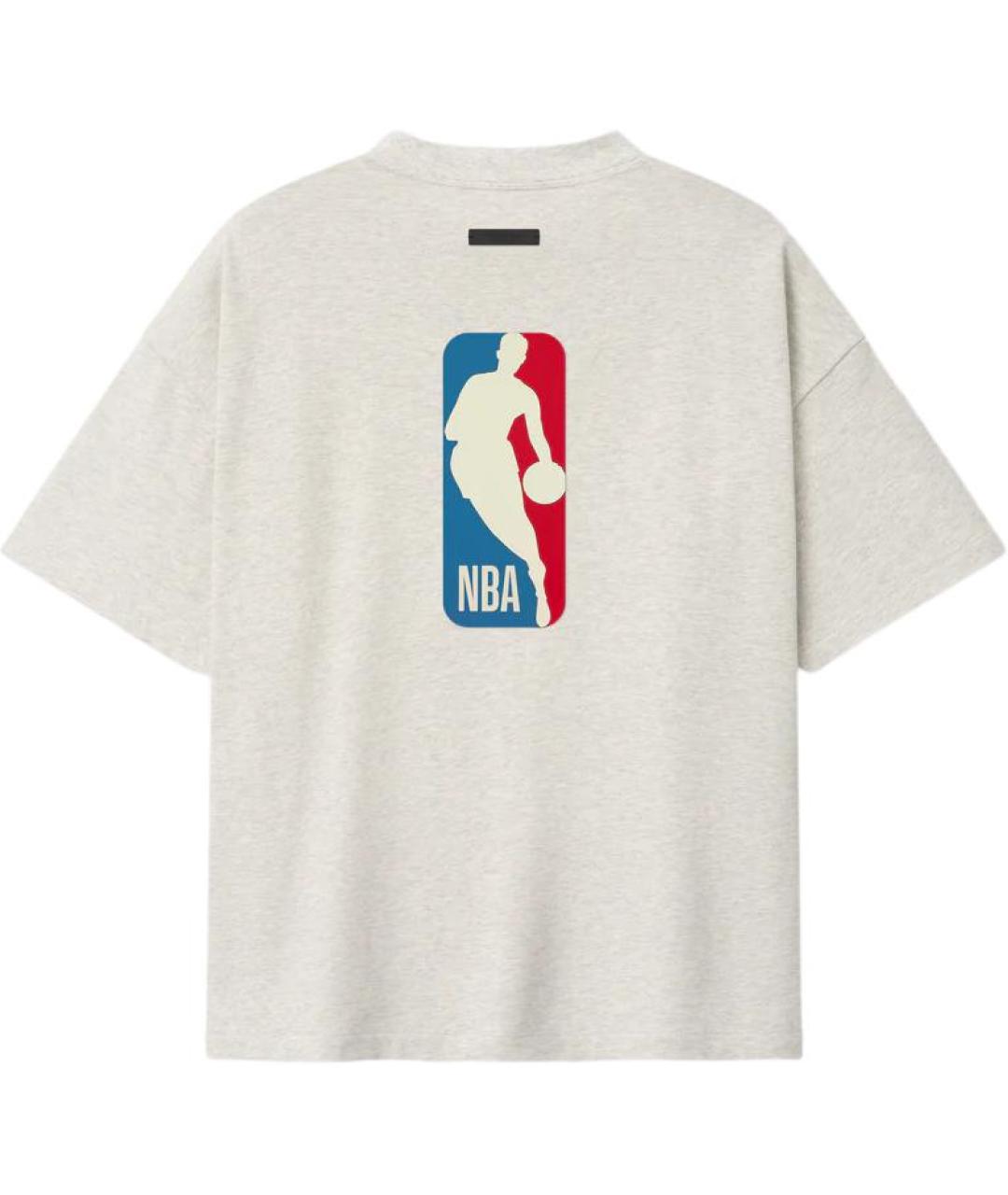 FEAR OF GOD ESSENTIALS Бежевая футболка, фото 2