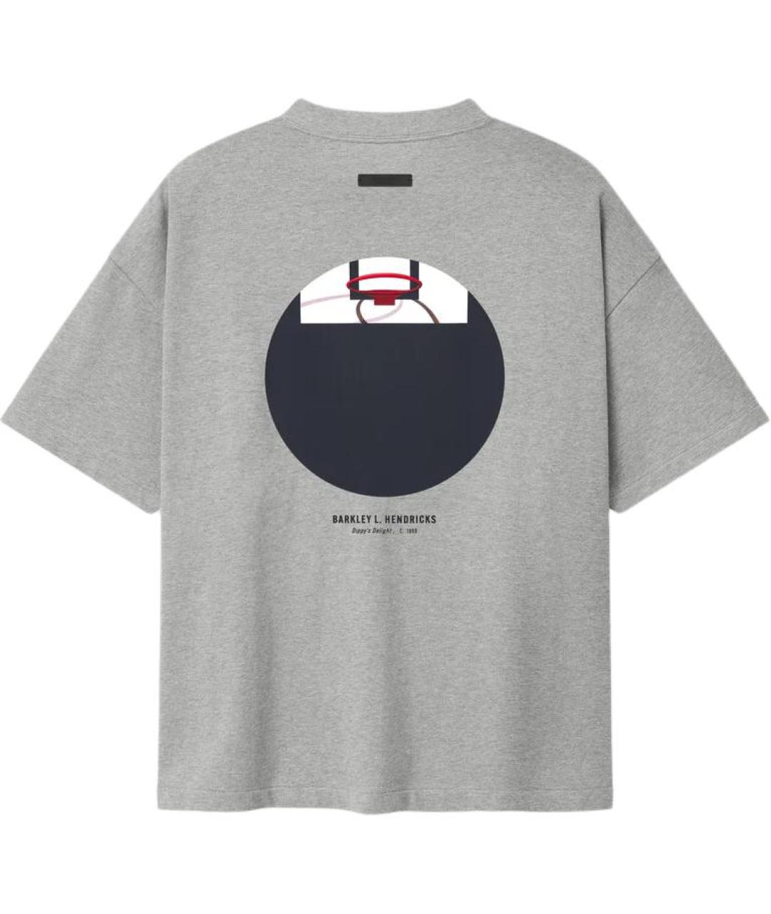 FEAR OF GOD ESSENTIALS Серая футболка, фото 2