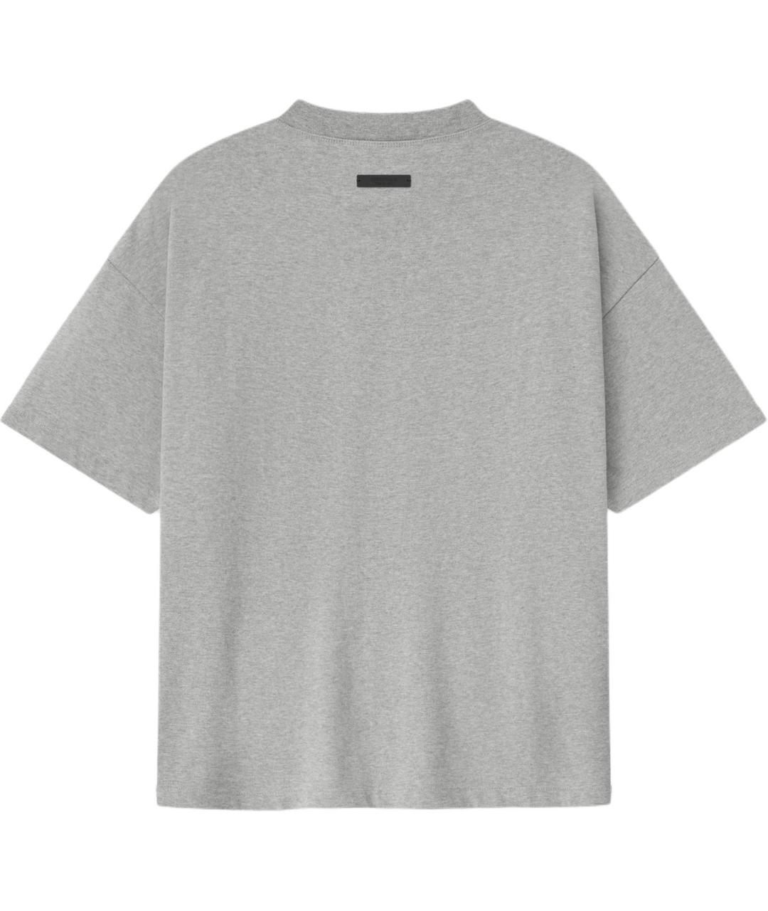 FEAR OF GOD ESSENTIALS Серая футболка, фото 2