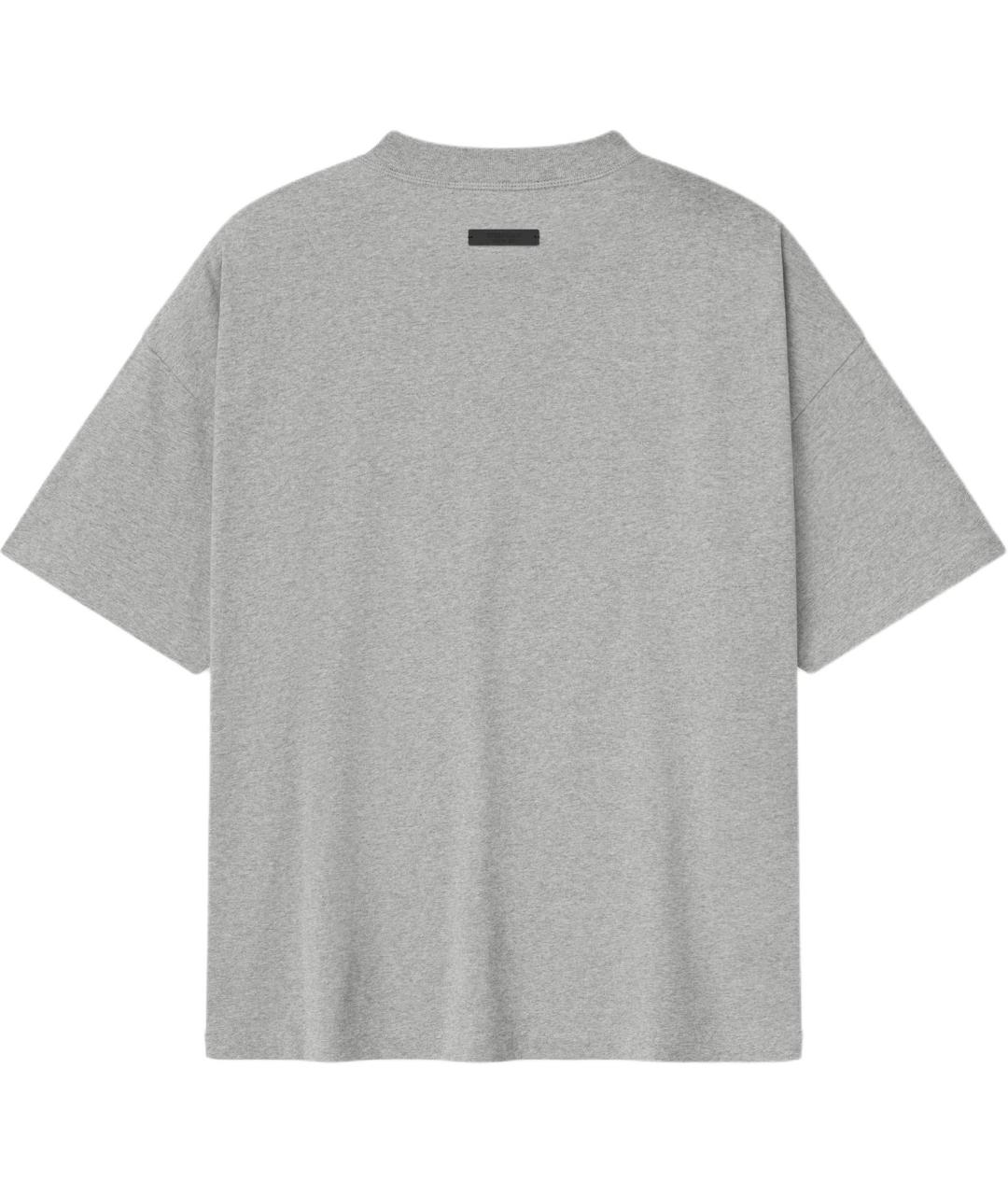 FEAR OF GOD ESSENTIALS Серая футболка, фото 2