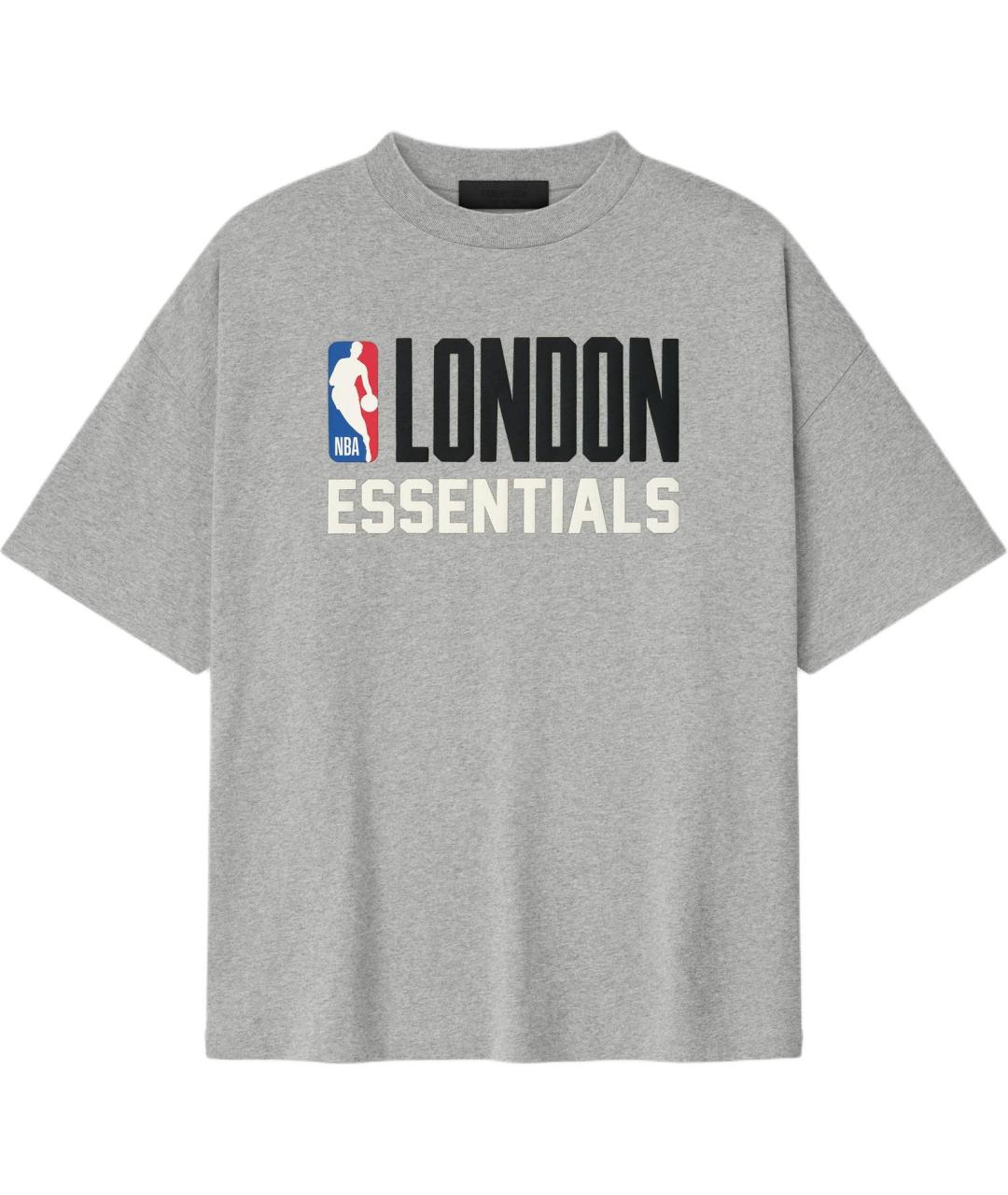 FEAR OF GOD ESSENTIALS Серая футболка, фото 1