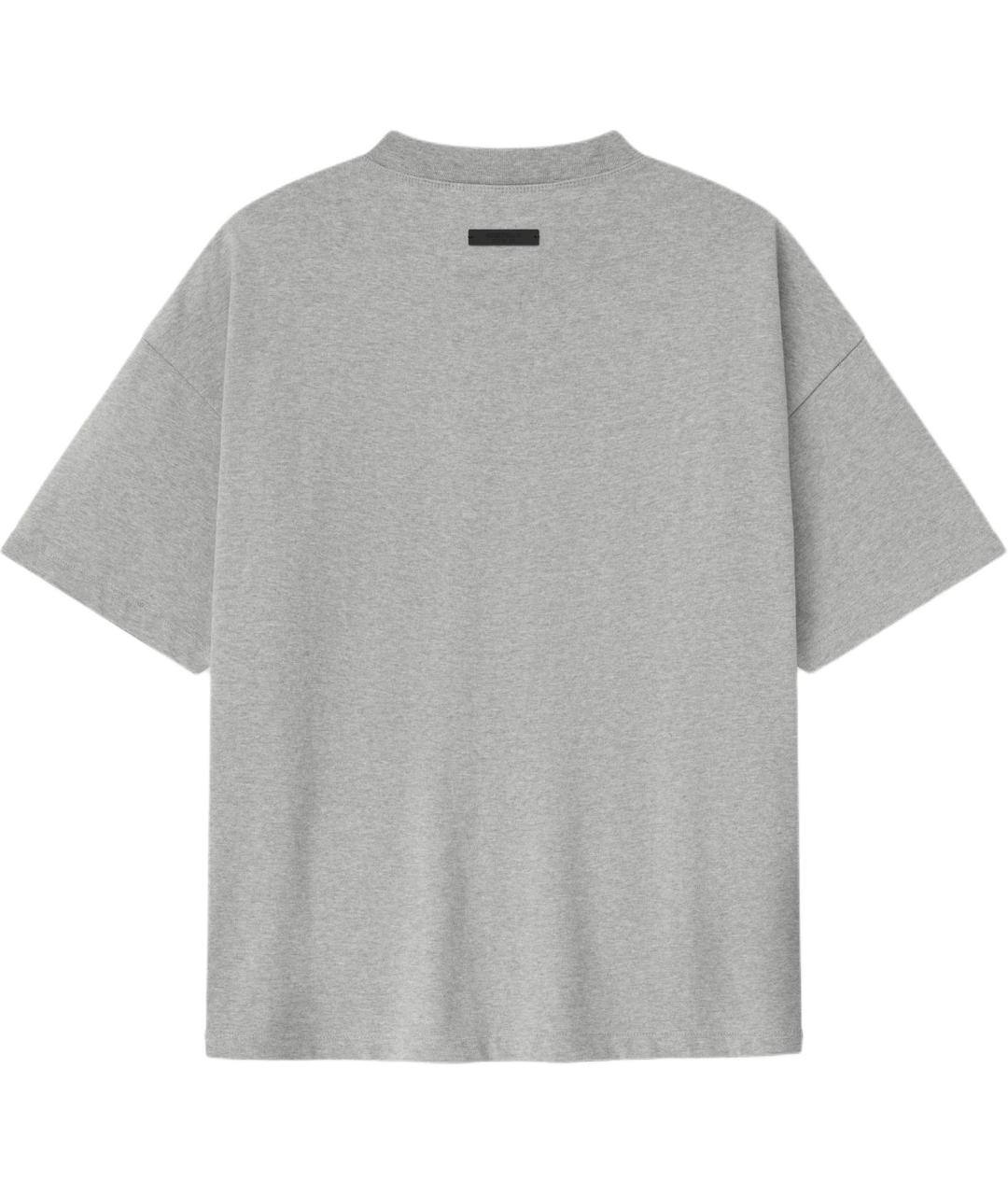 FEAR OF GOD ESSENTIALS Серая футболка, фото 2