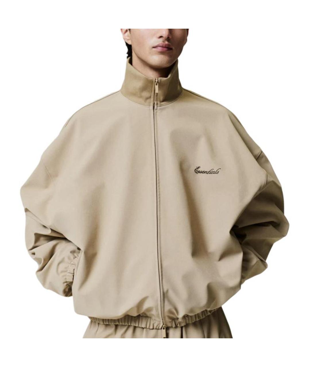 FEAR OF GOD ESSENTIALS Бежевая куртка, фото 3
