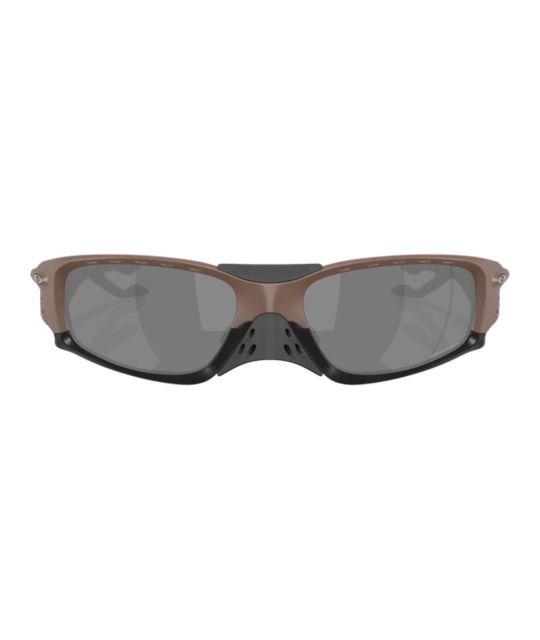 OAKLEY Коричневые пластиковые солнцезащитные очки, фото 2
