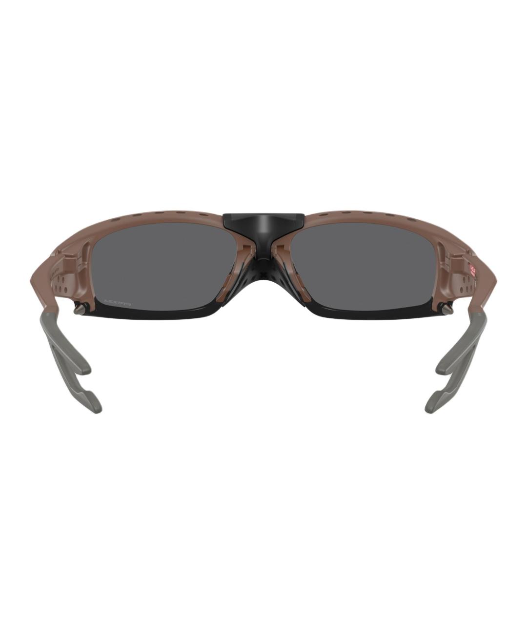 OAKLEY Коричневые пластиковые солнцезащитные очки, фото 4