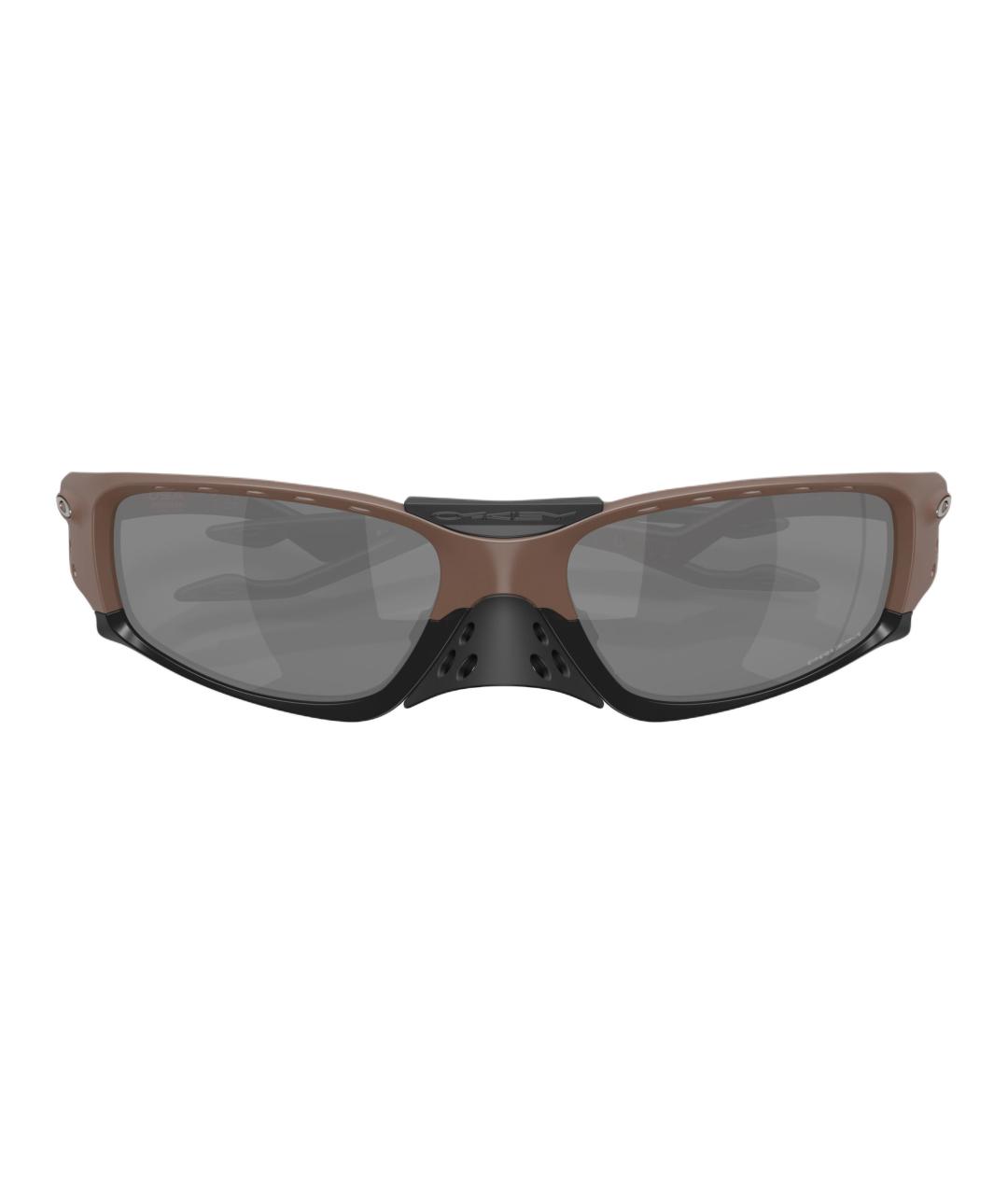 OAKLEY Коричневые пластиковые солнцезащитные очки, фото 5