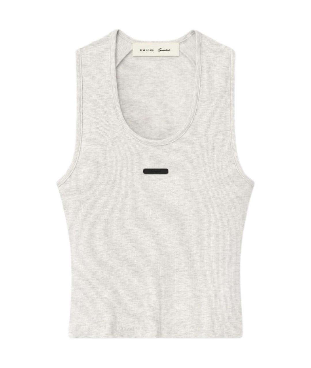 FEAR OF GOD ESSENTIALS Бежевая майка, фото 1