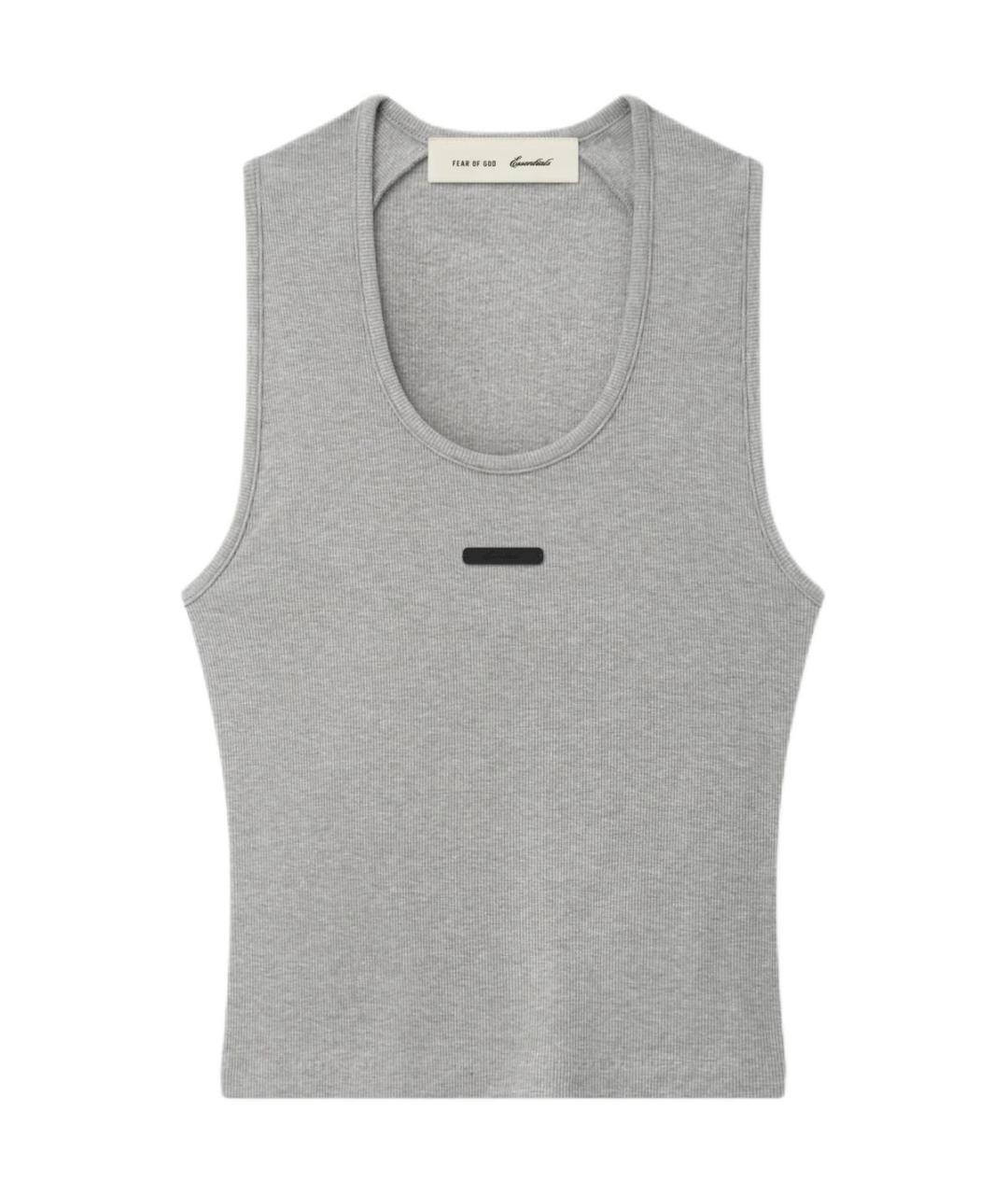 FEAR OF GOD ESSENTIALS Серая майка, фото 1