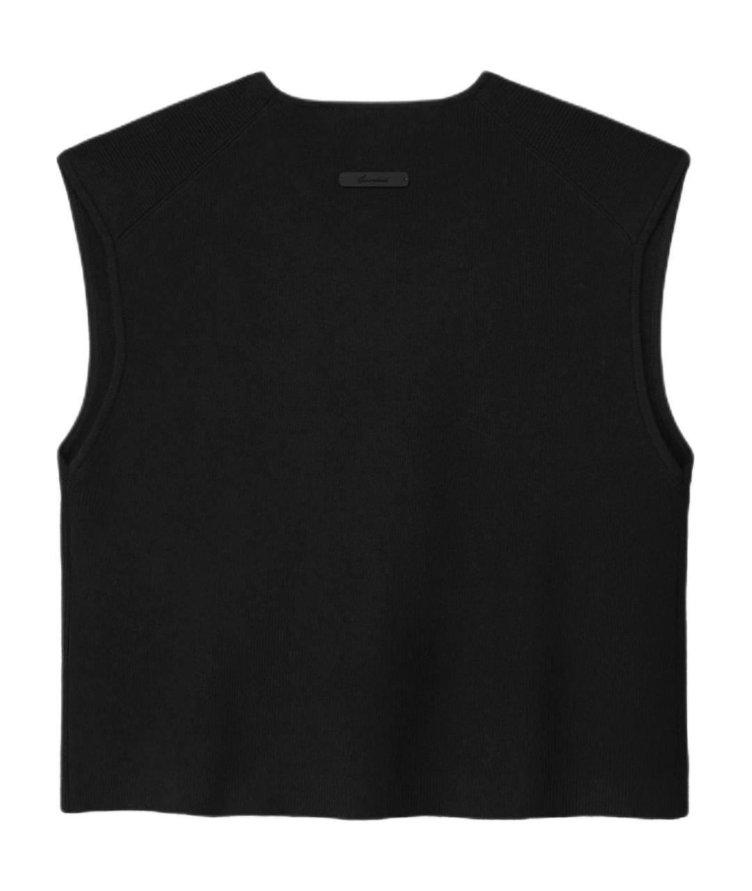 FEAR OF GOD ESSENTIALS Черная майка, фото 2