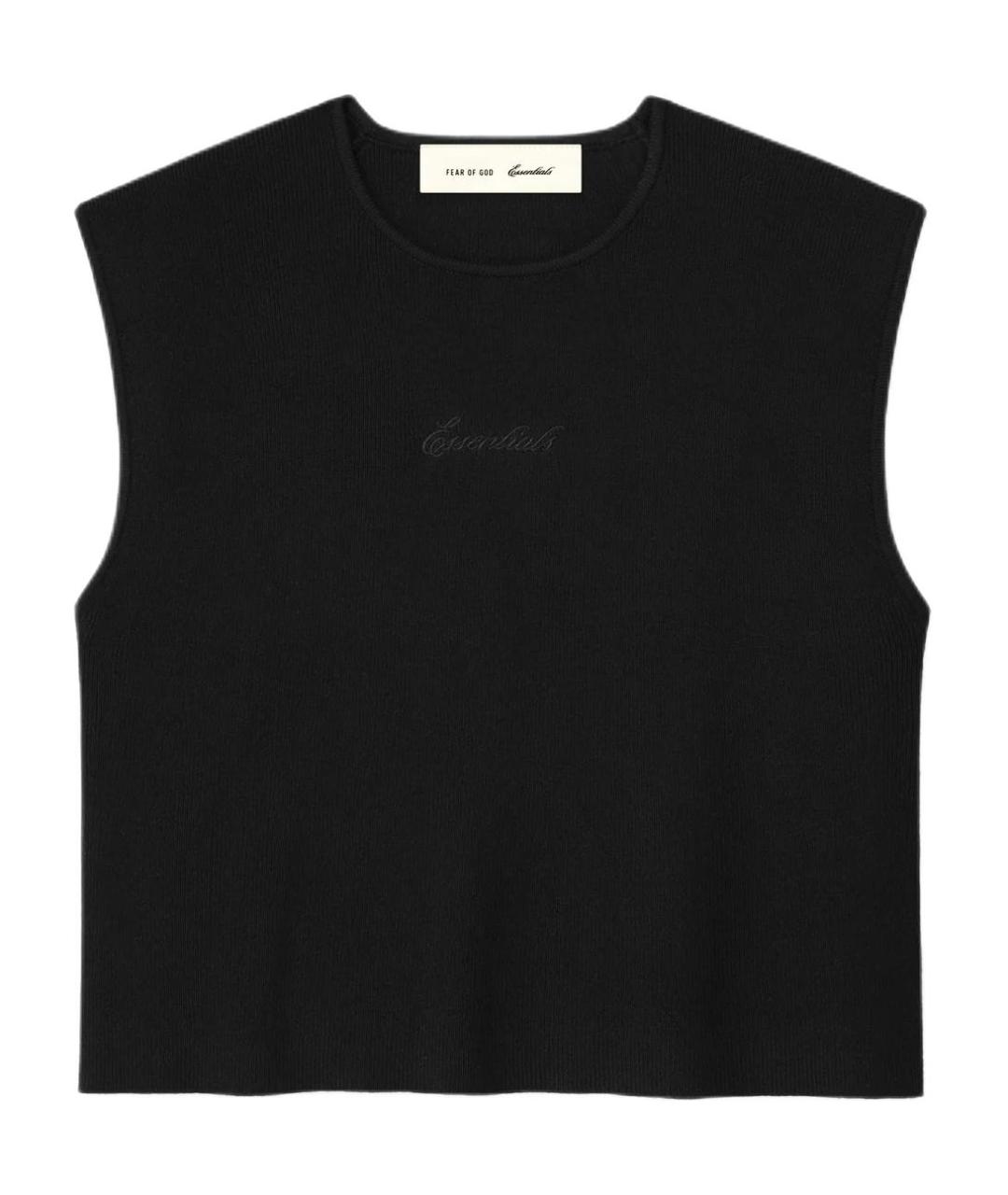 FEAR OF GOD ESSENTIALS Черная майка, фото 1