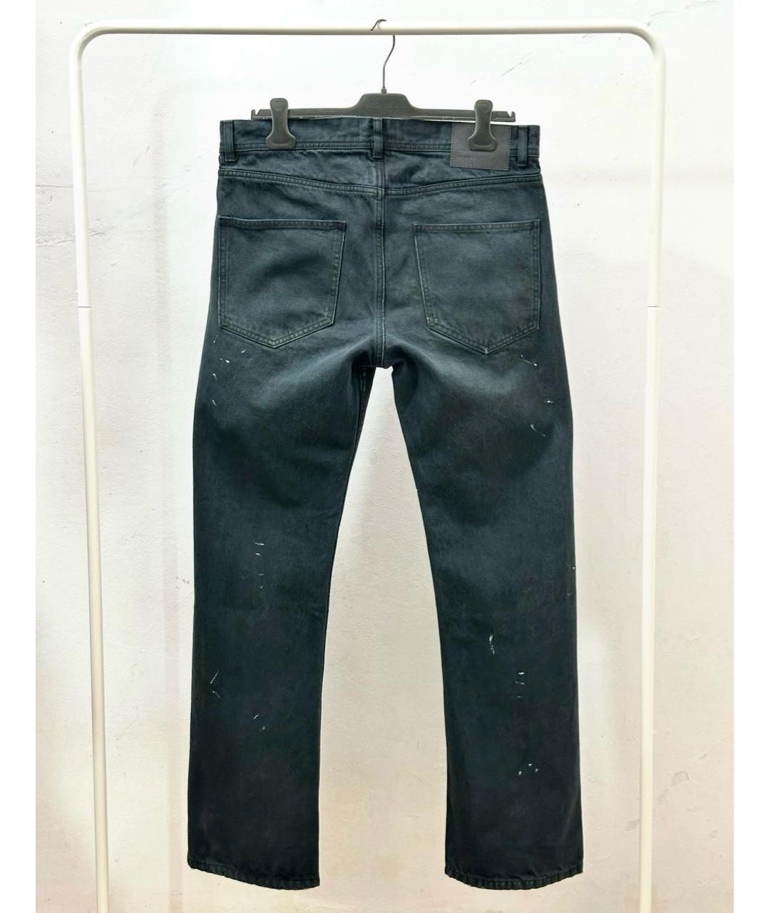 Enfants Riches Déprimés Черные хлопковые прямые джинсы, фото 2