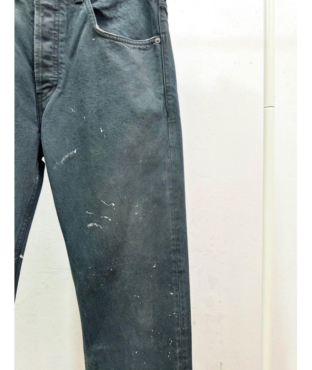 Enfants Riches Déprimés Черные хлопковые прямые джинсы, фото 4