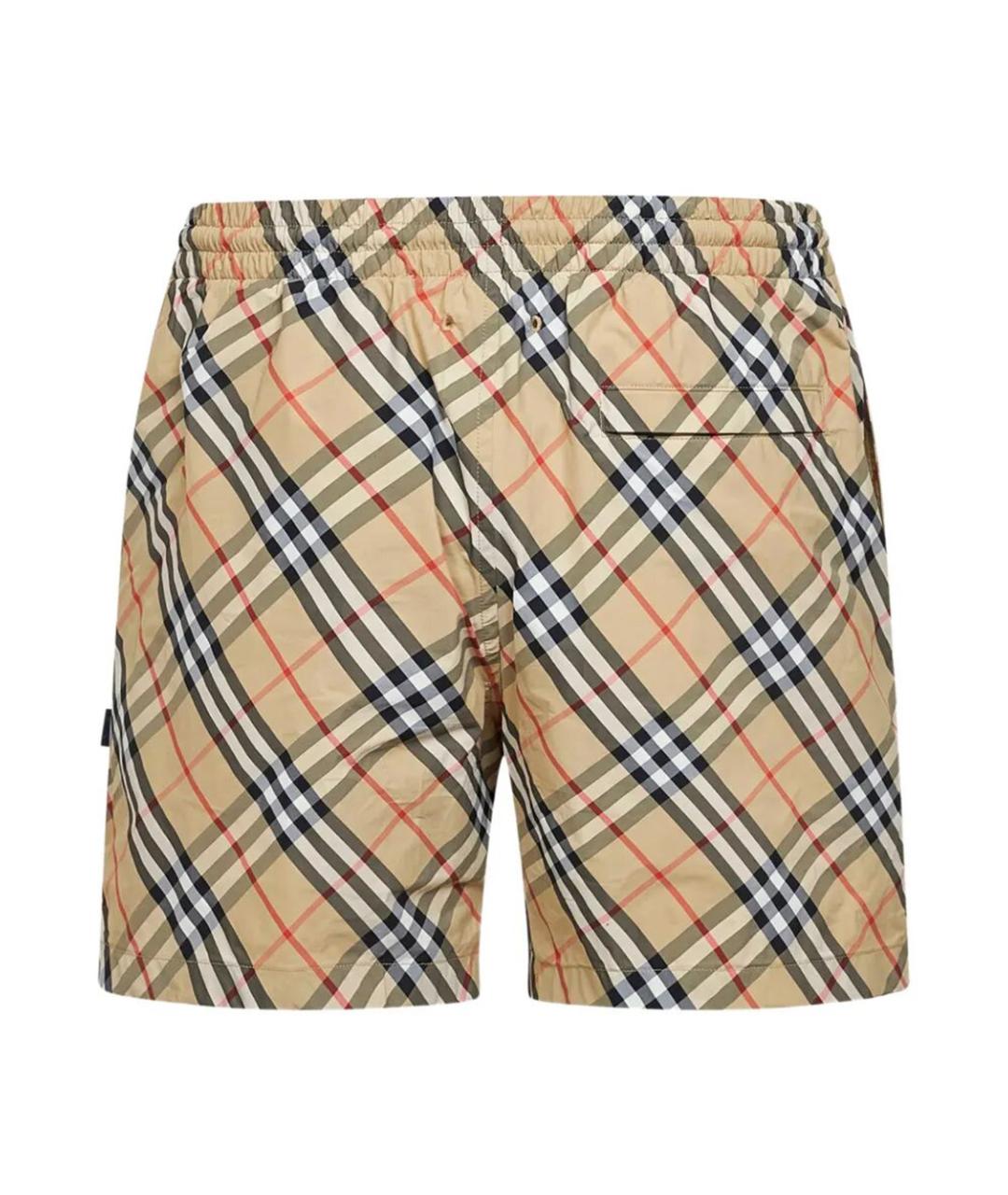 BURBERRY Мульти полиамидовые шорты, фото 2