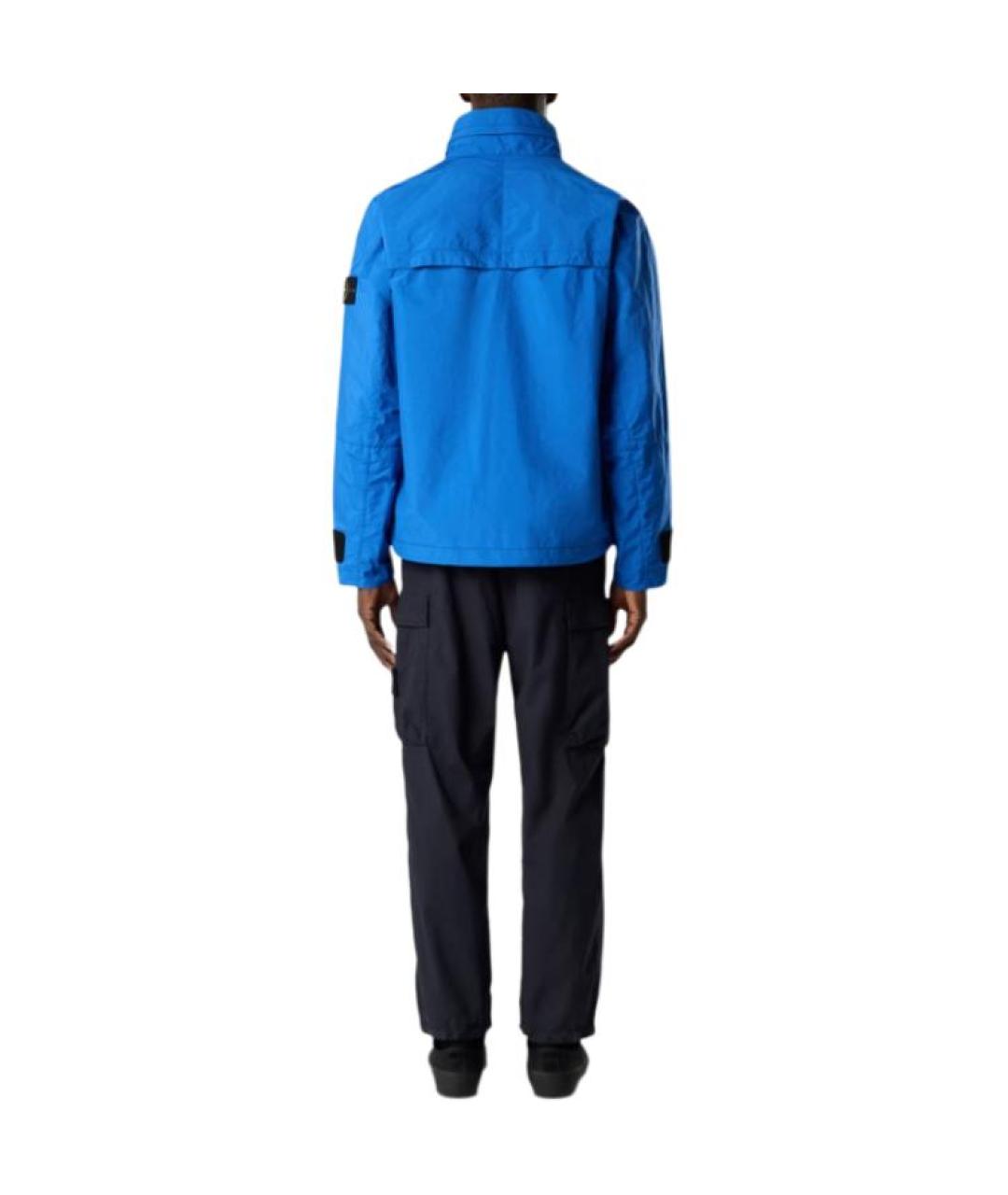STONE ISLAND Синяя куртка, фото 4