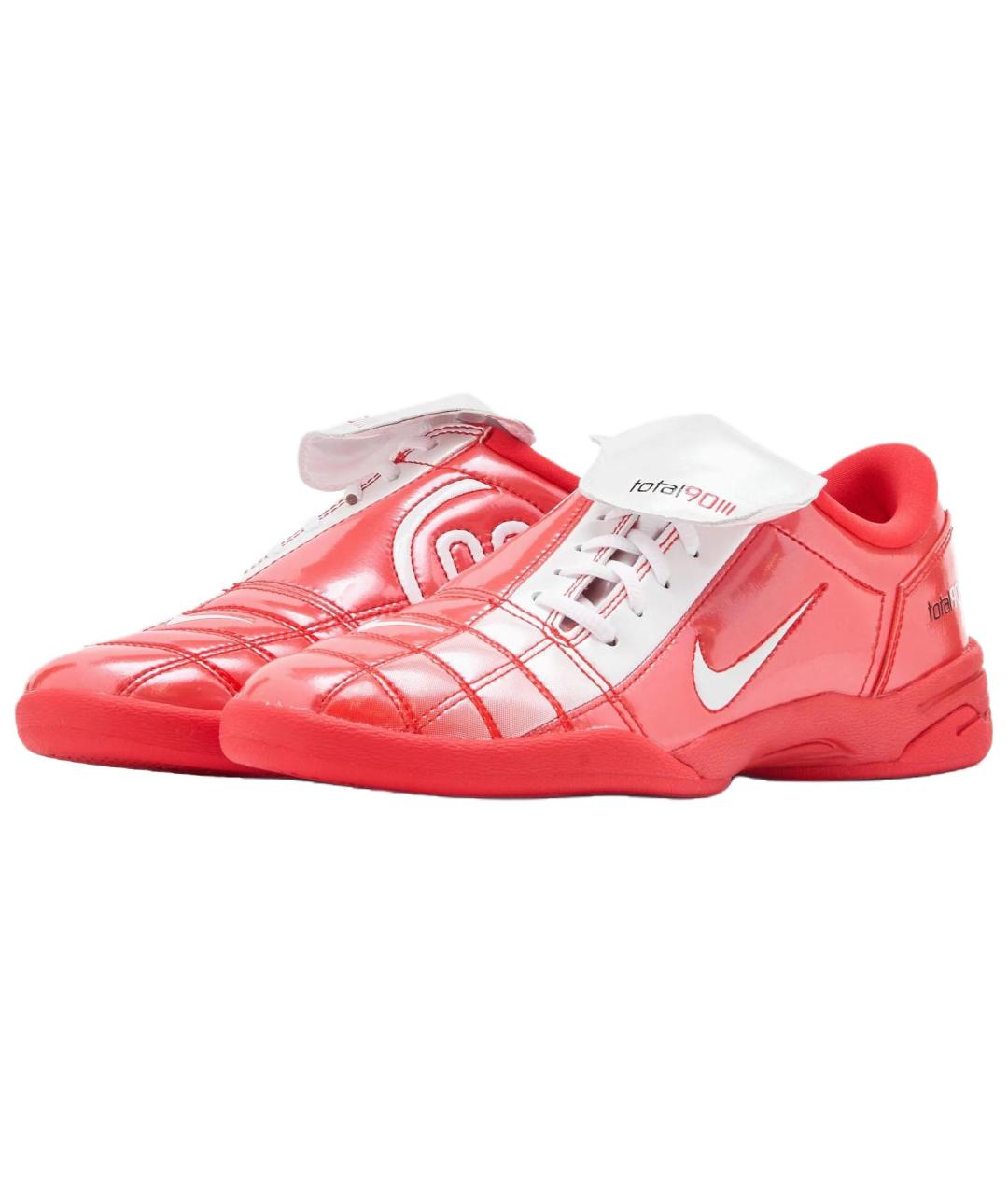 NIKE Красные кожаные кроссовки, фото 3