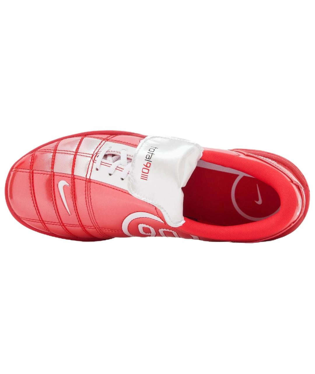 NIKE Красные кожаные кроссовки, фото 4