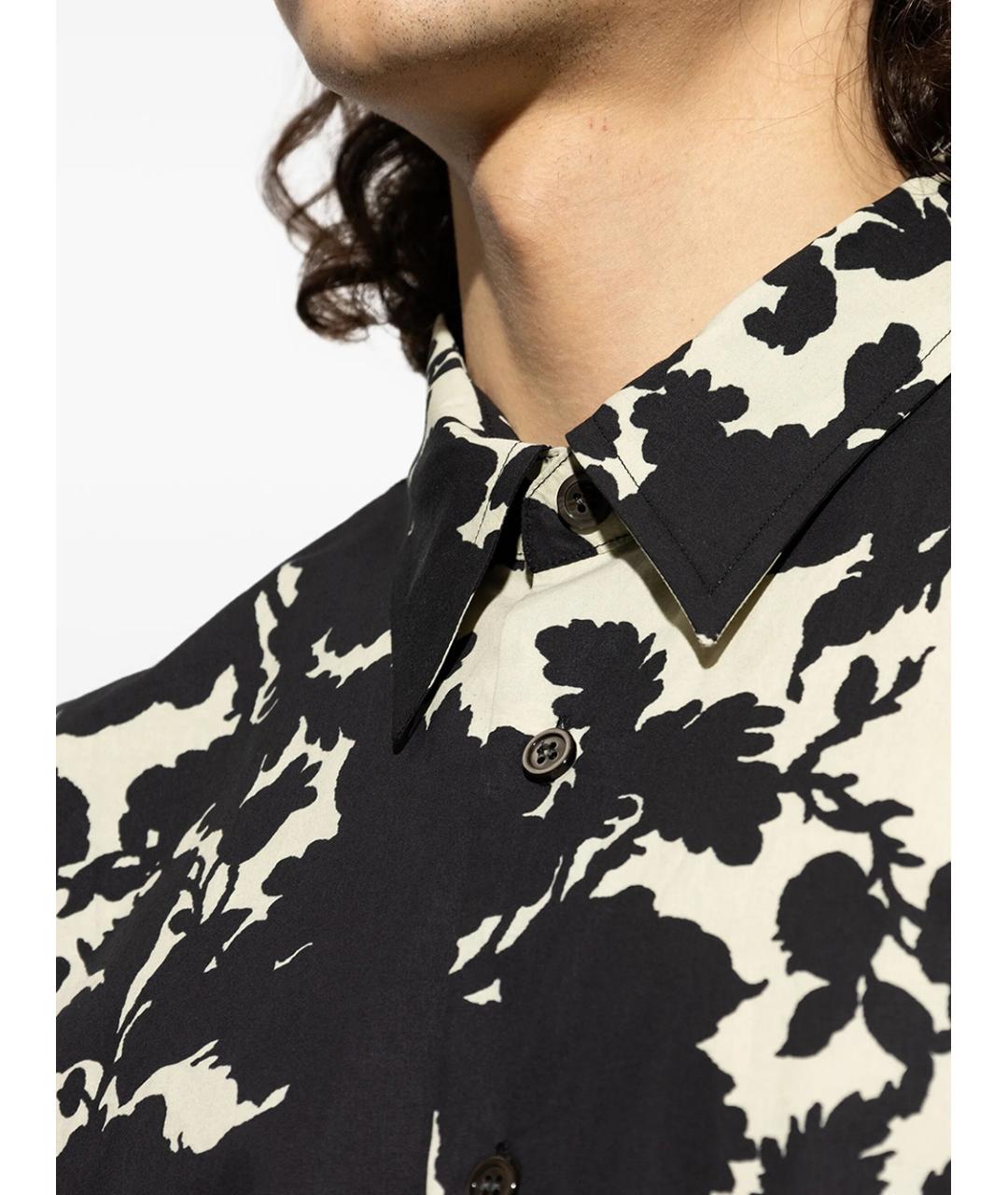 DRIES VAN NOTEN Мульти хлопковая кэжуал рубашка, фото 5