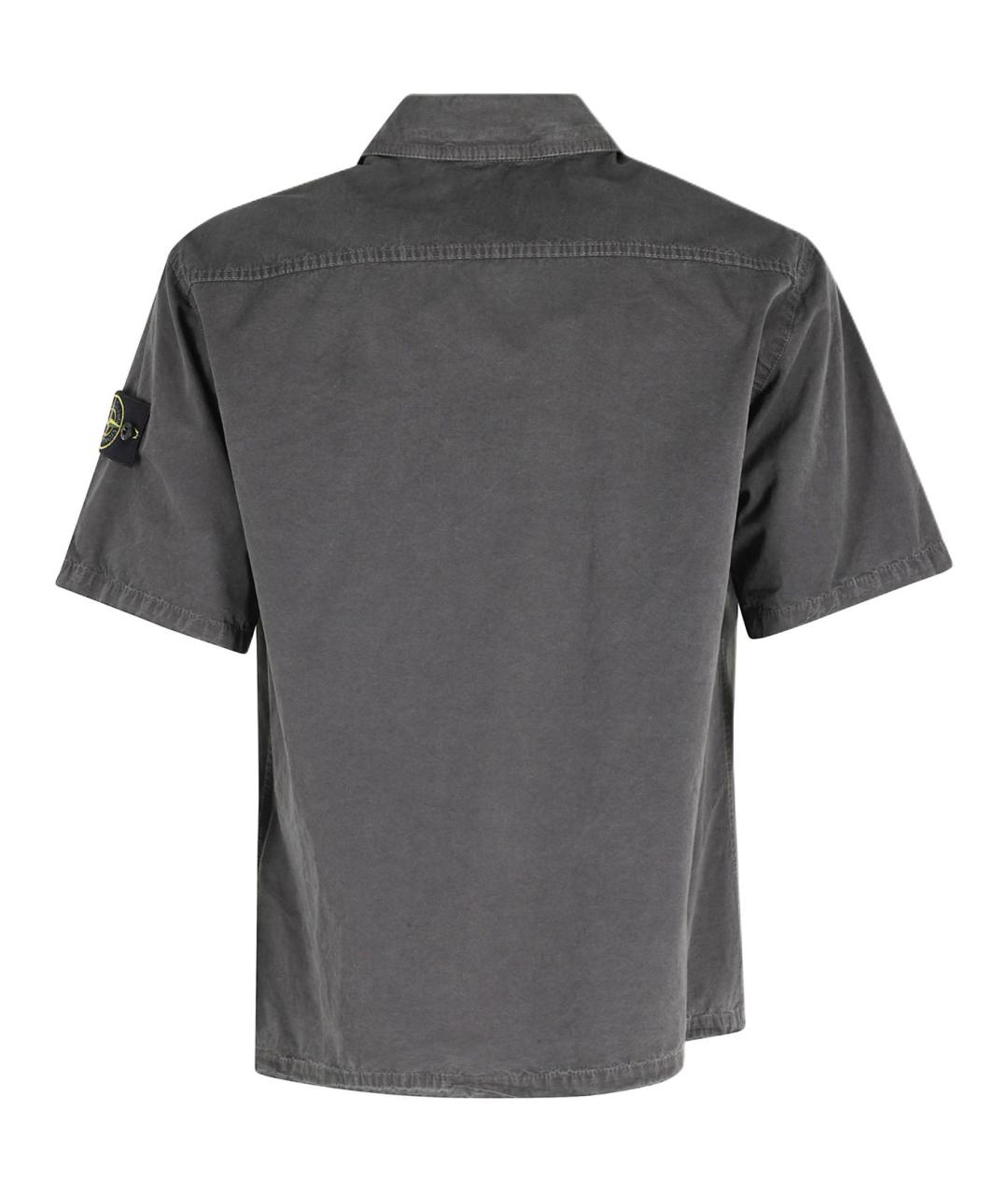 STONE ISLAND Серая классическая рубашка, фото 2