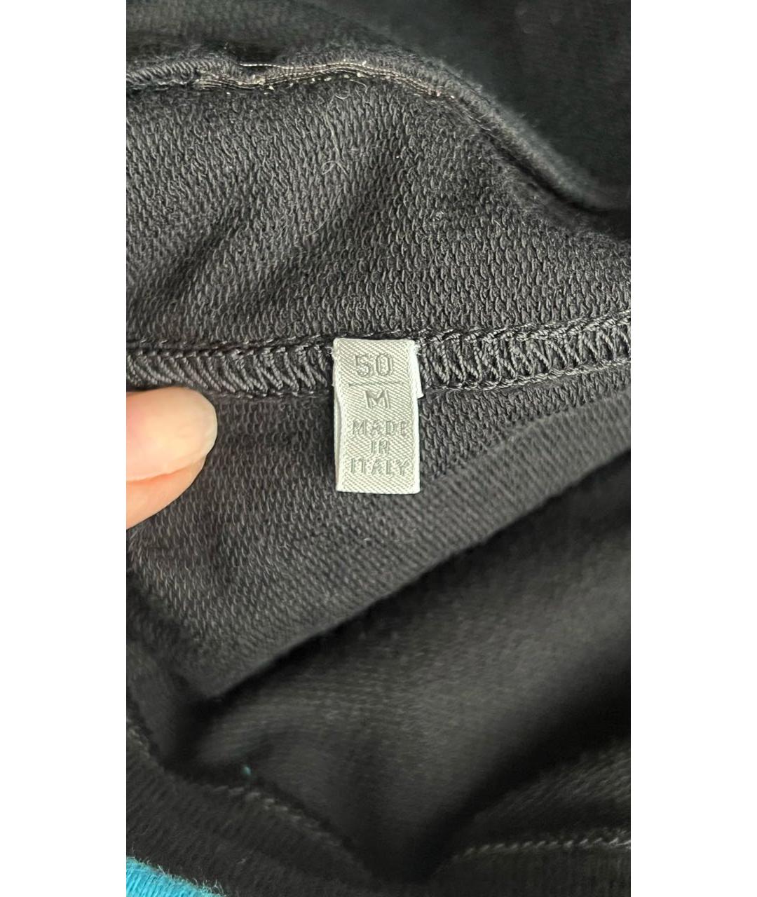 STEFANO RICCI Черные хлопковые повседневные брюки, фото 7