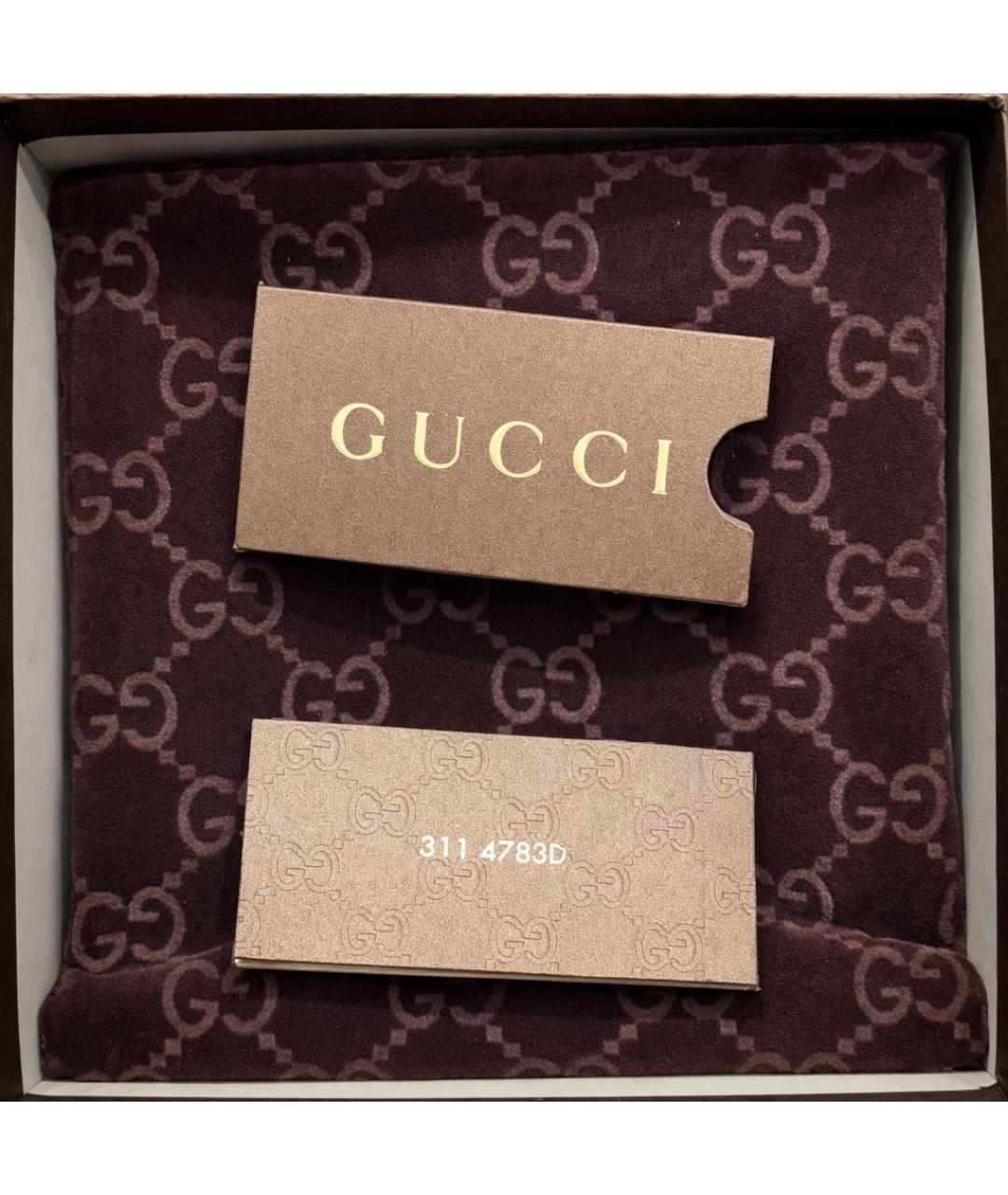 GUCCI Серьги из белого золота, фото 5