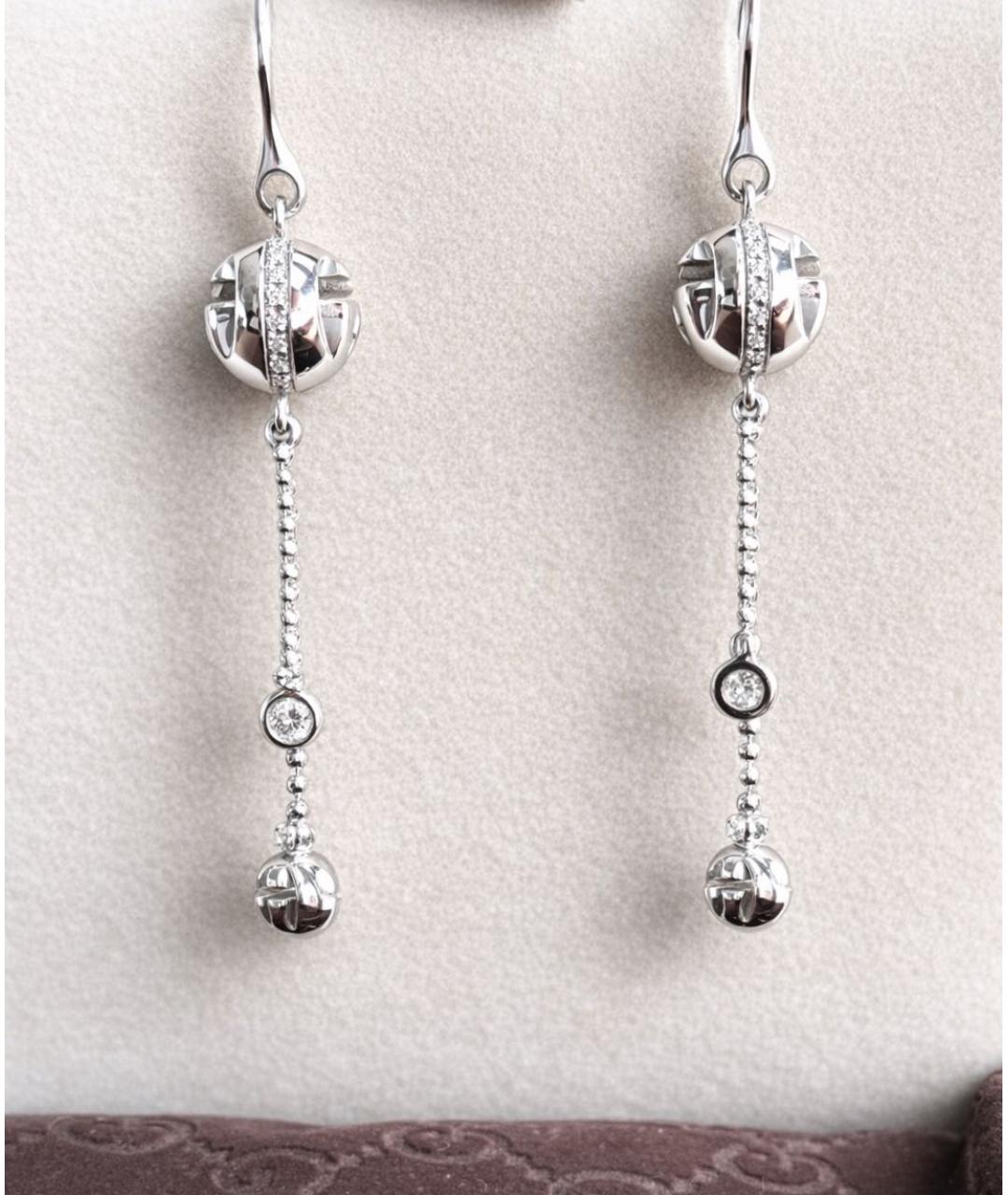 GUCCI Серьги из белого золота, фото 2