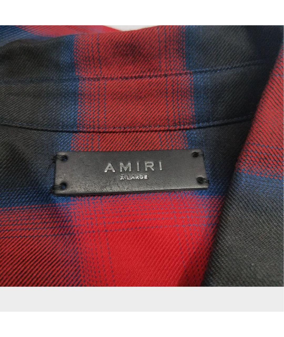AMIRI Бордовая кэжуал рубашка, фото 4