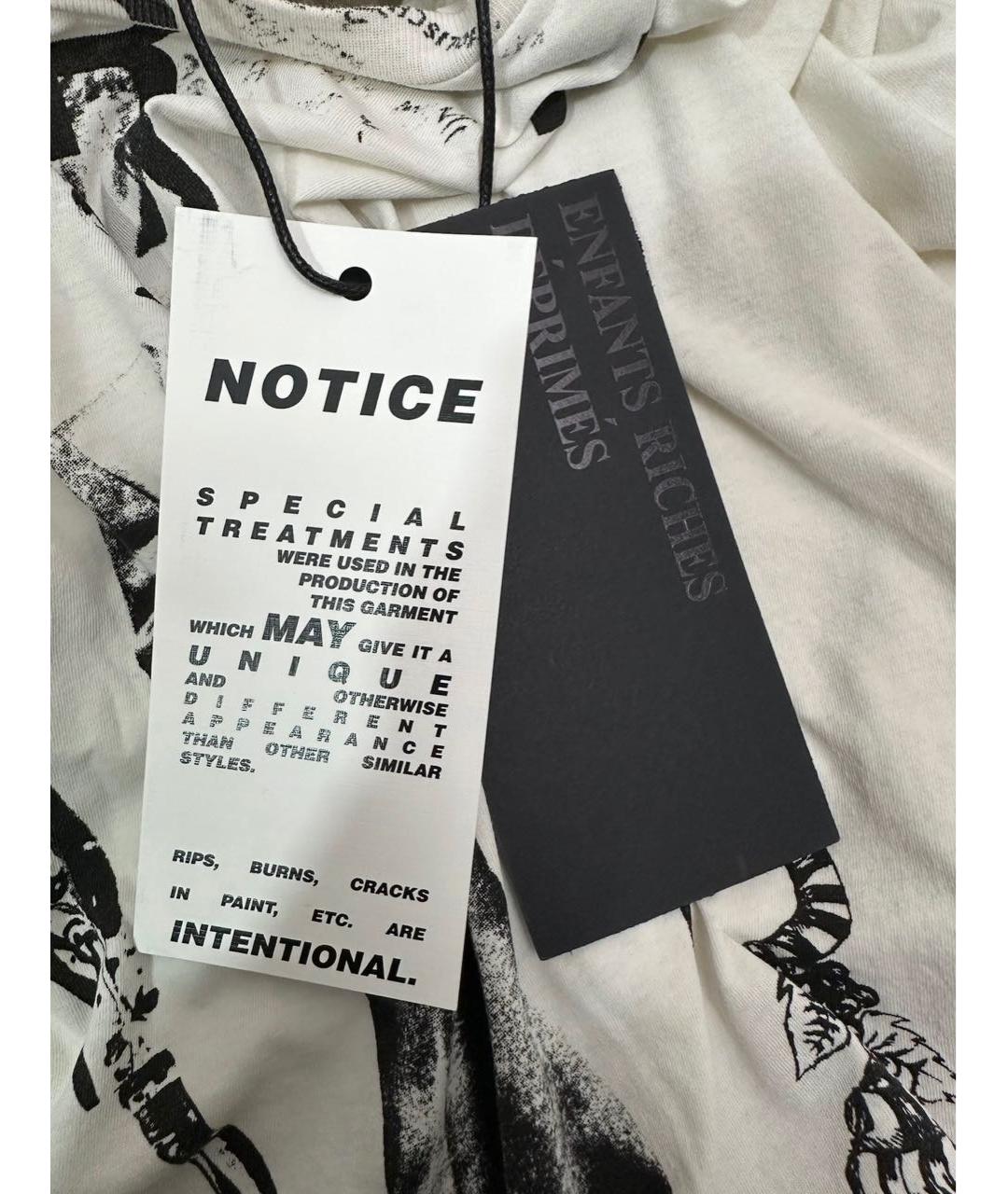 Enfants Riches Déprimés Белая хлопковая футболка, фото 6