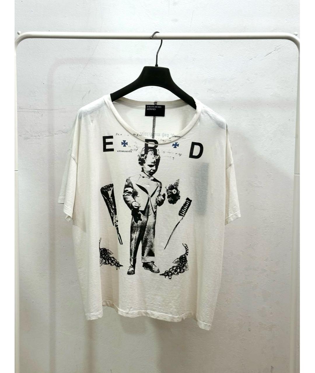 Enfants Riches Déprimés Белая хлопковая футболка, фото 8