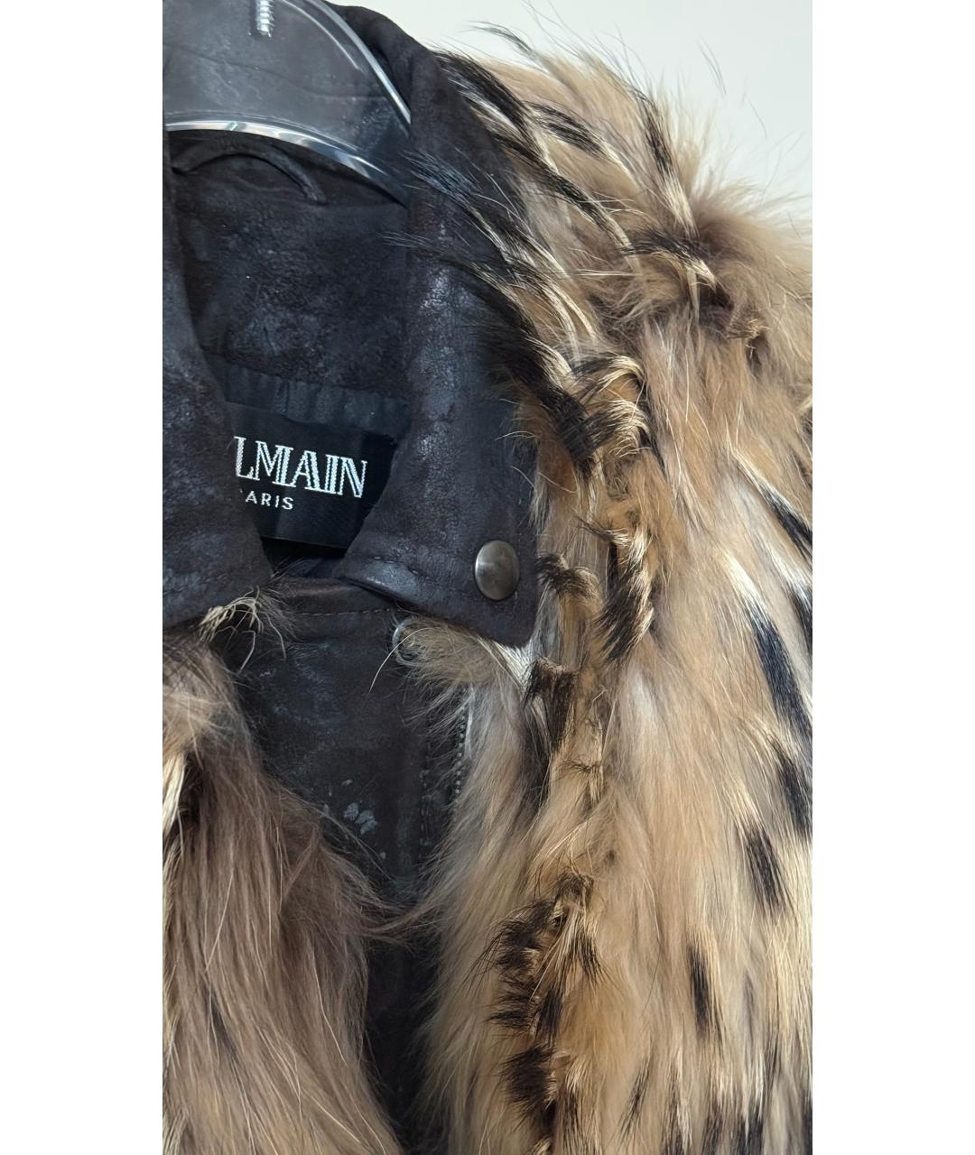 BALMAIN Коричневая куртка, фото 7