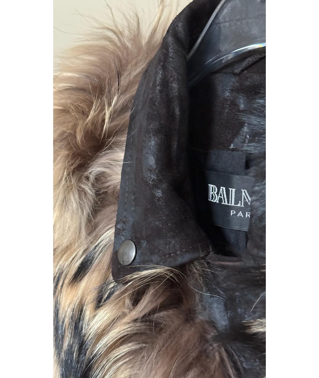 BALMAIN Коричневая куртка, фото 6