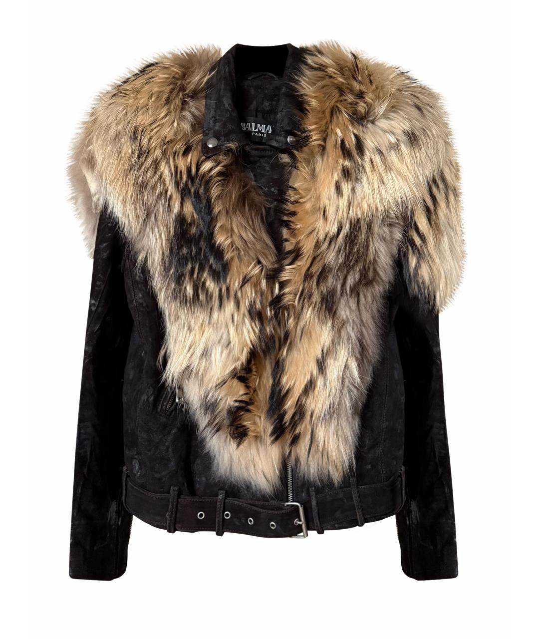 BALMAIN Коричневая куртка, фото 1