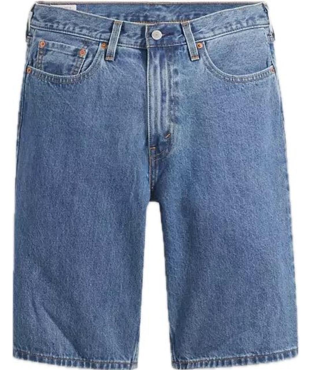 LEVI'S Синие деним шорты, фото 1