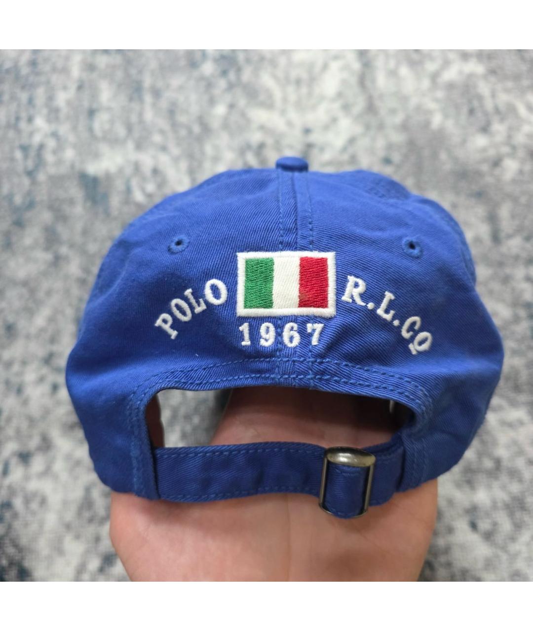 POLO RALPH LAUREN Синяя кепка/бейсболка, фото 5