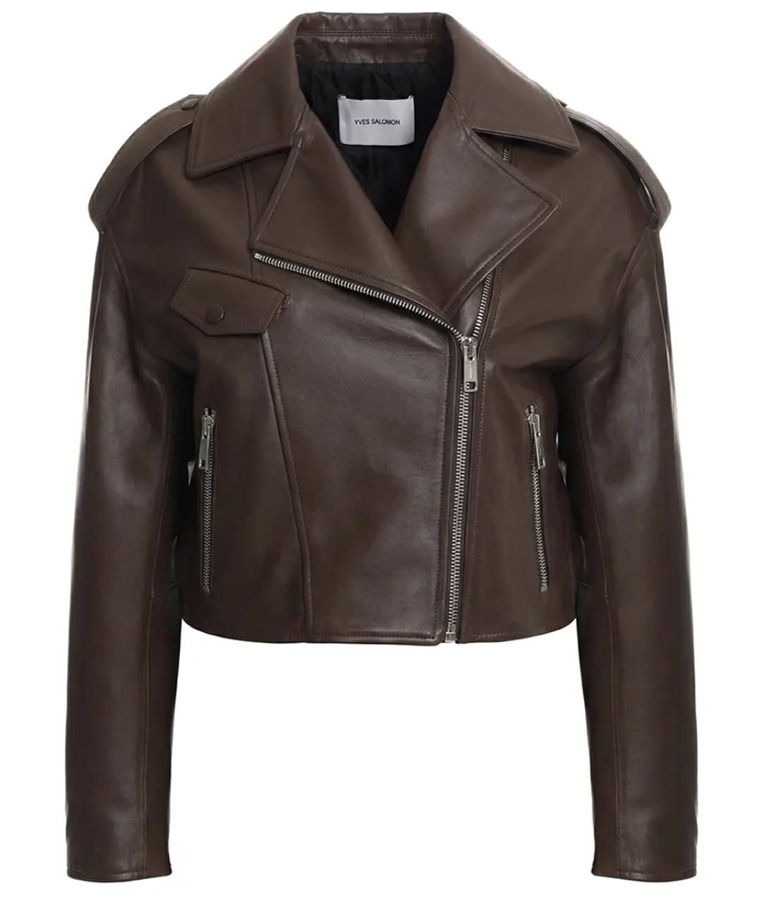 YVES SALOMON Коричневая куртка, фото 1