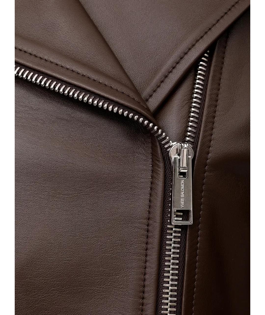 YVES SALOMON Коричневая куртка, фото 6