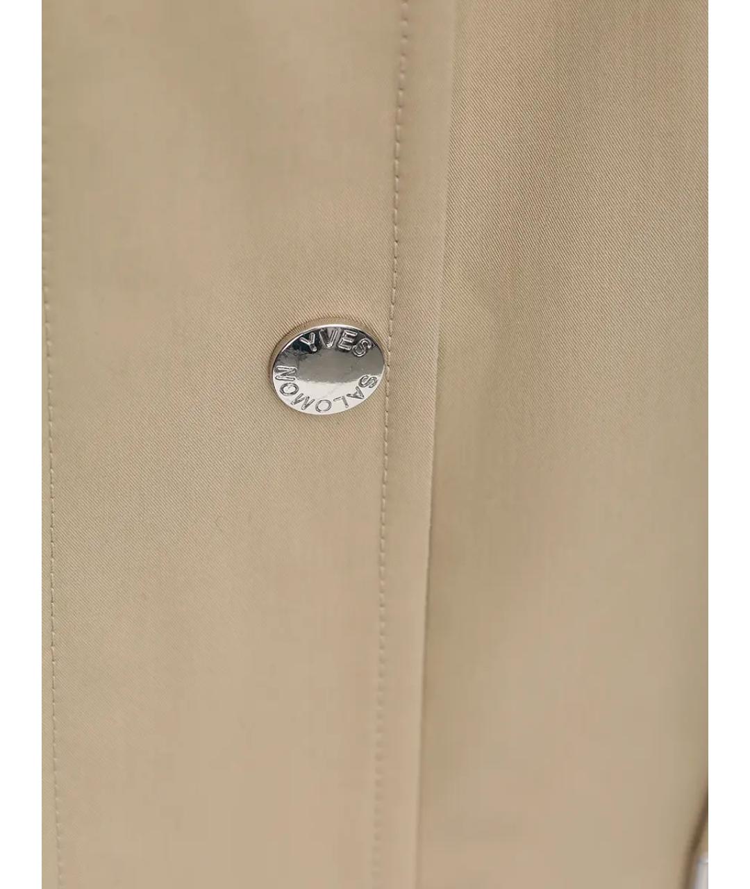 YVES SALOMON Бежевая парка, фото 6