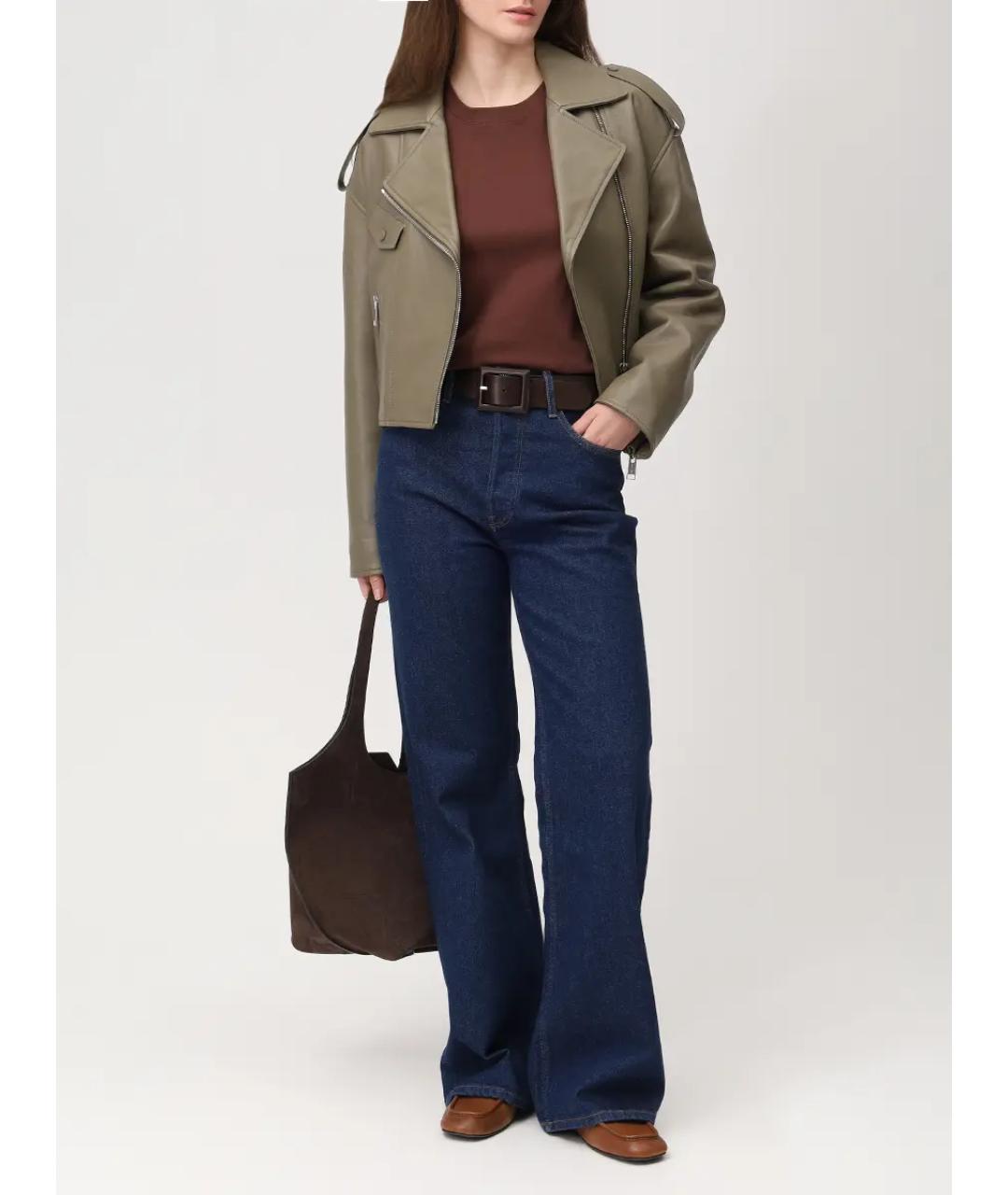 YVES SALOMON Коричневая футболка, фото 2