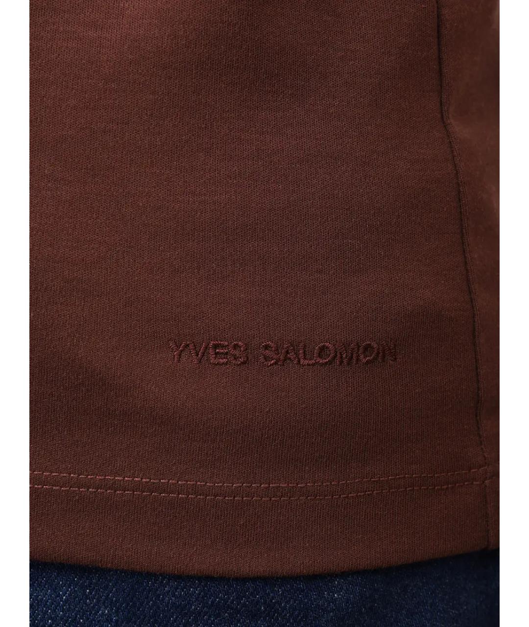 YVES SALOMON Коричневая футболка, фото 6