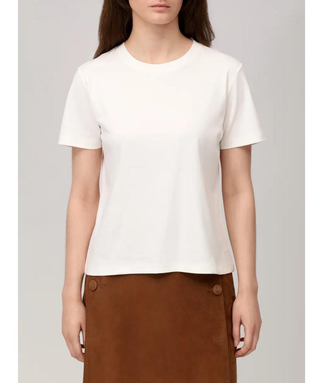 YVES SALOMON Белая футболка, фото 4