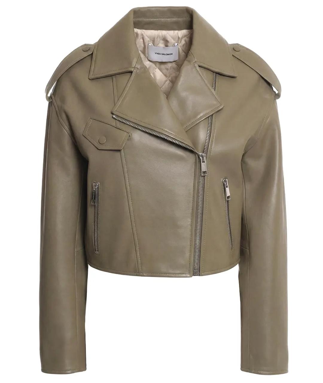 YVES SALOMON Зеленая куртка, фото 1