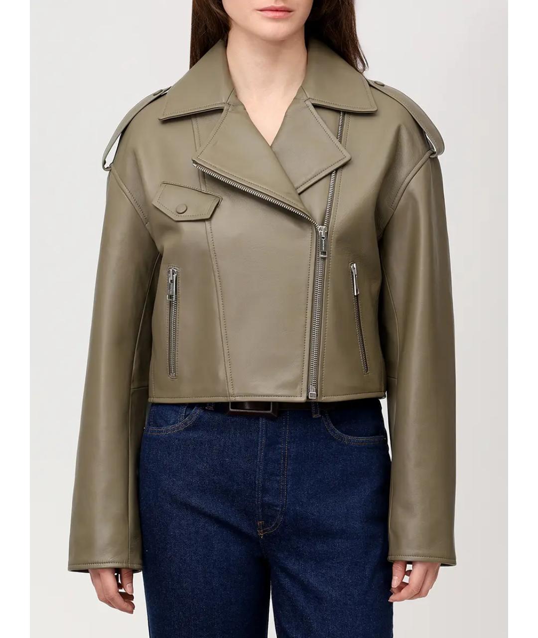 YVES SALOMON Зеленая куртка, фото 4