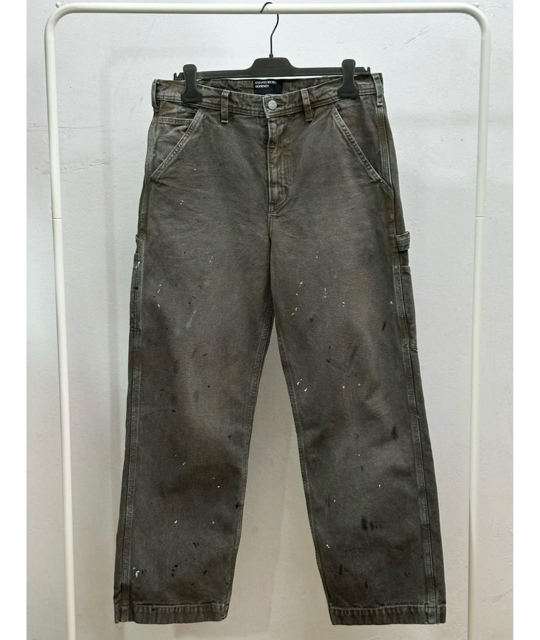 Enfants Riches Déprimés Хаки хлопковые джинсы, фото 9