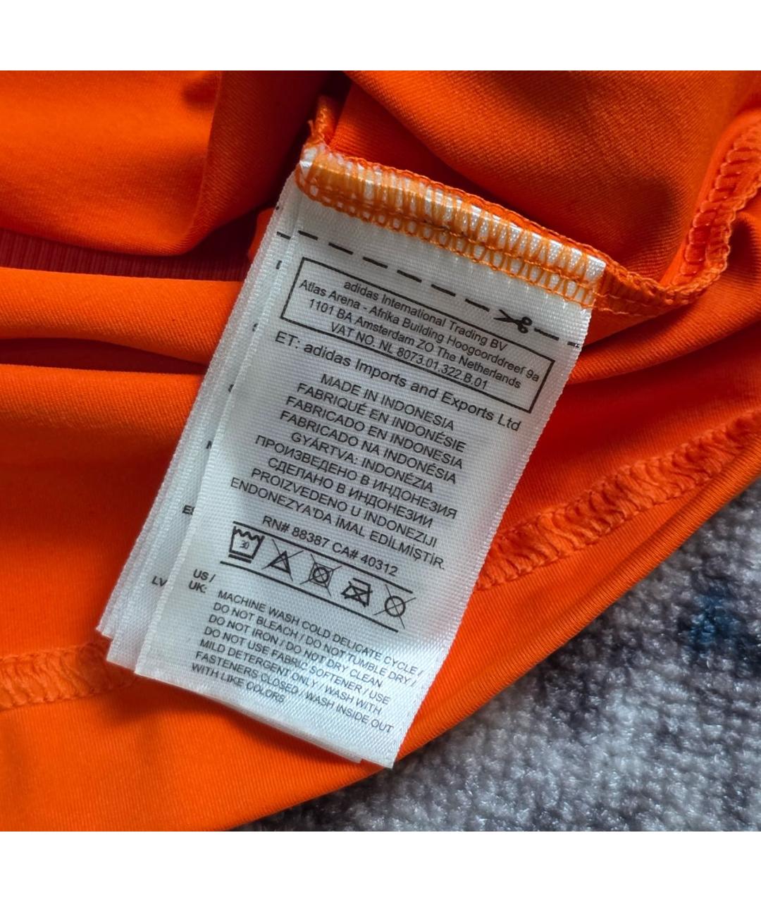 ADIDAS BY STELLA MCCARTNEY Оранжевая полиэстеровая спортивная куртка, фото 8