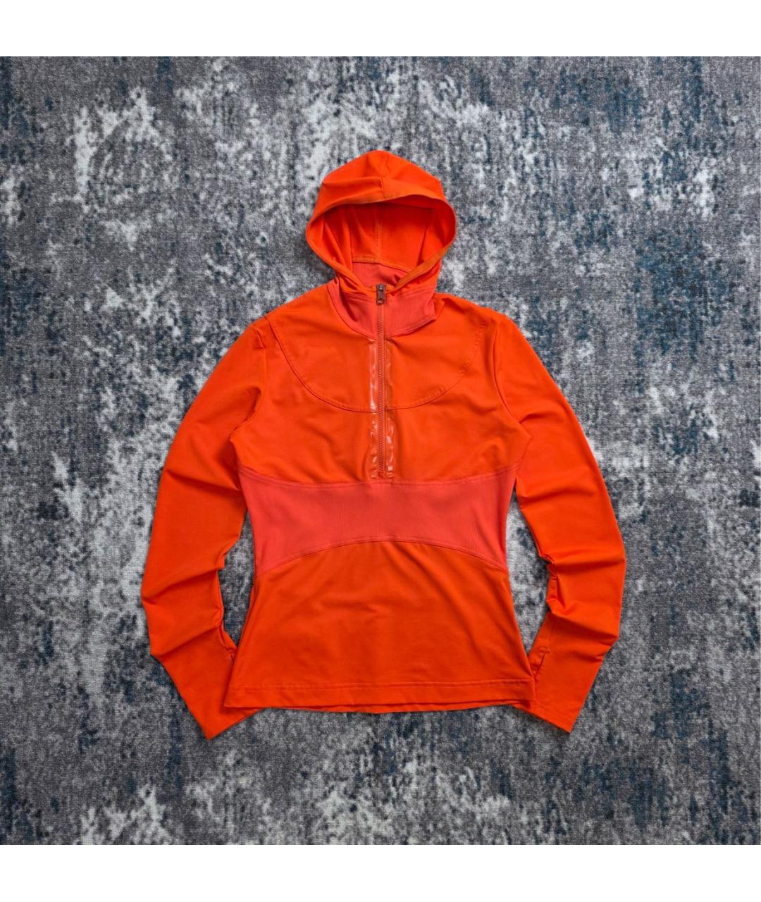 ADIDAS BY STELLA MCCARTNEY Оранжевая полиэстеровая спортивная куртка, фото 9