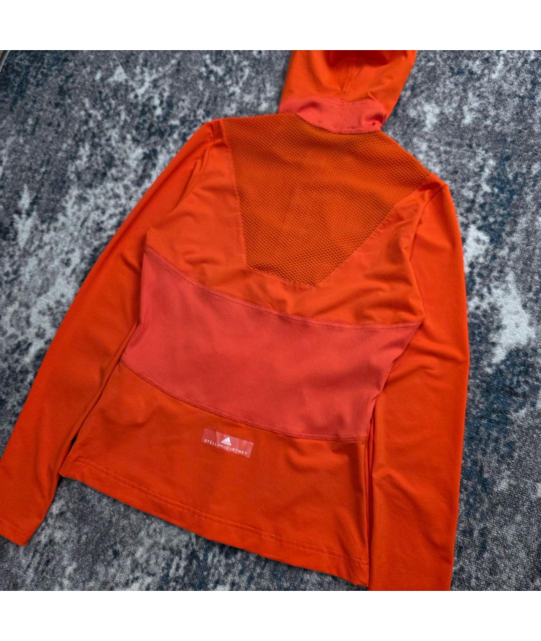 ADIDAS BY STELLA MCCARTNEY Оранжевая полиэстеровая спортивная куртка, фото 5