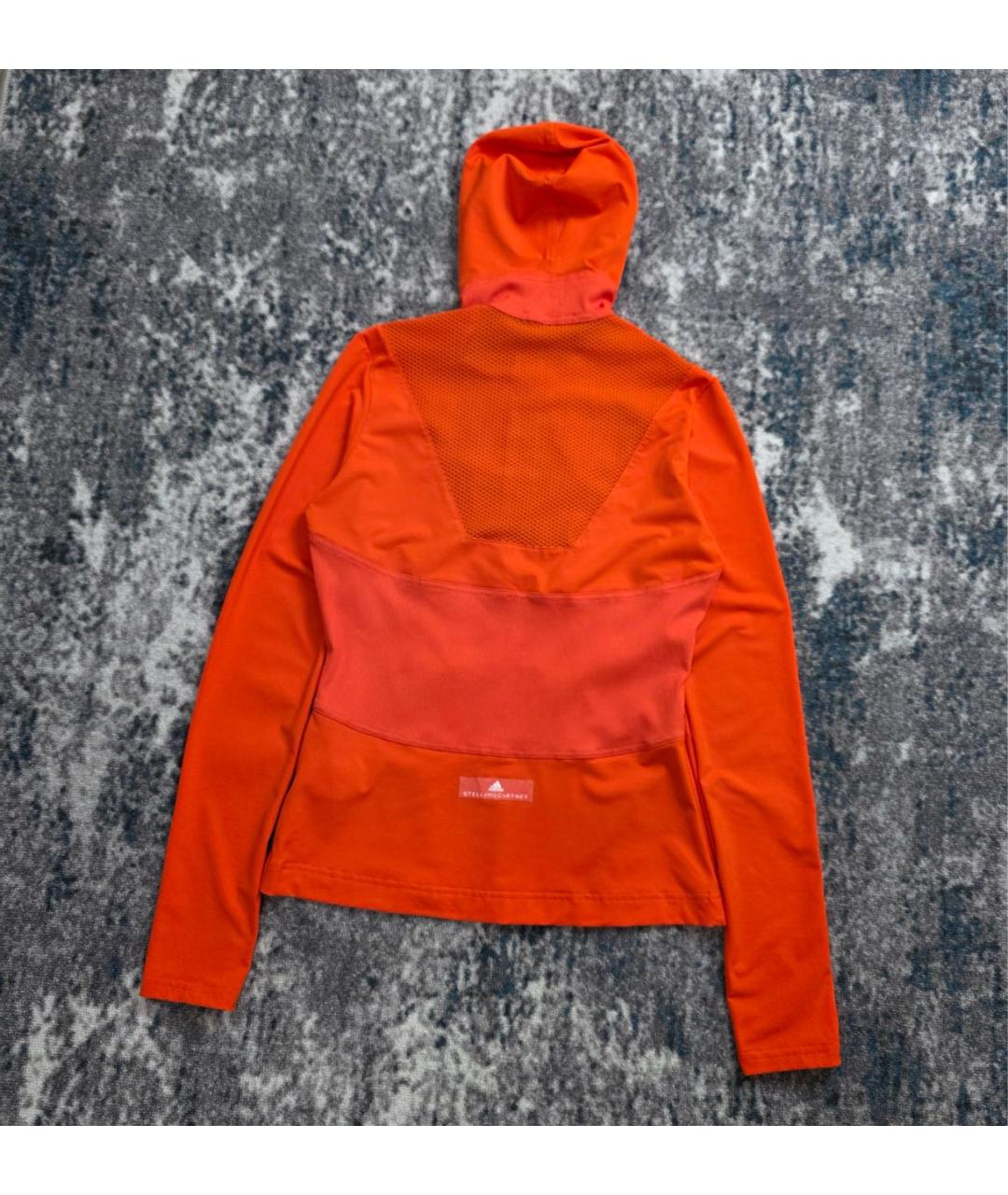 ADIDAS BY STELLA MCCARTNEY Оранжевая полиэстеровая спортивная куртка, фото 4