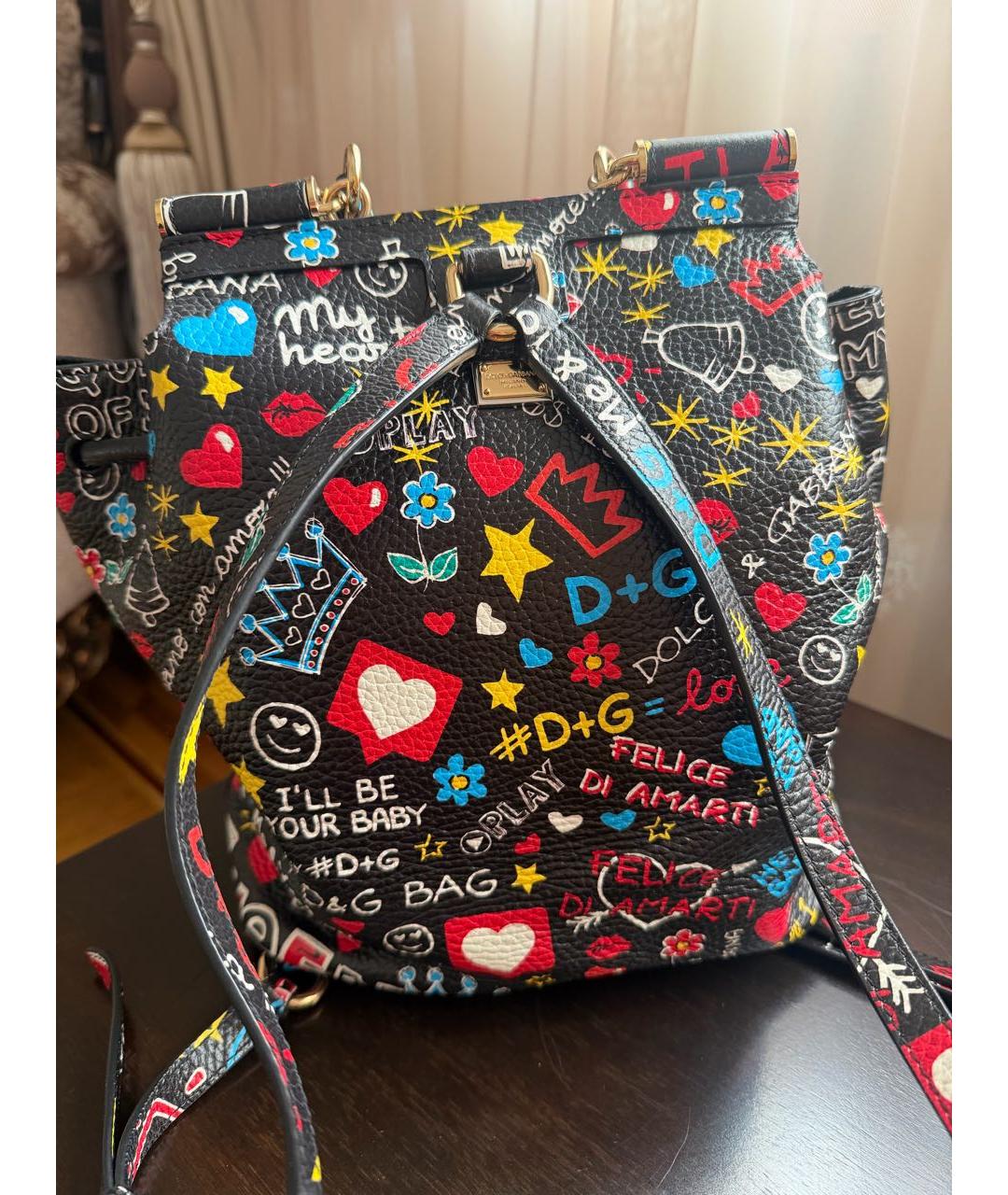 DOLCE&GABBANA Мульти кожаный рюкзак, фото 2